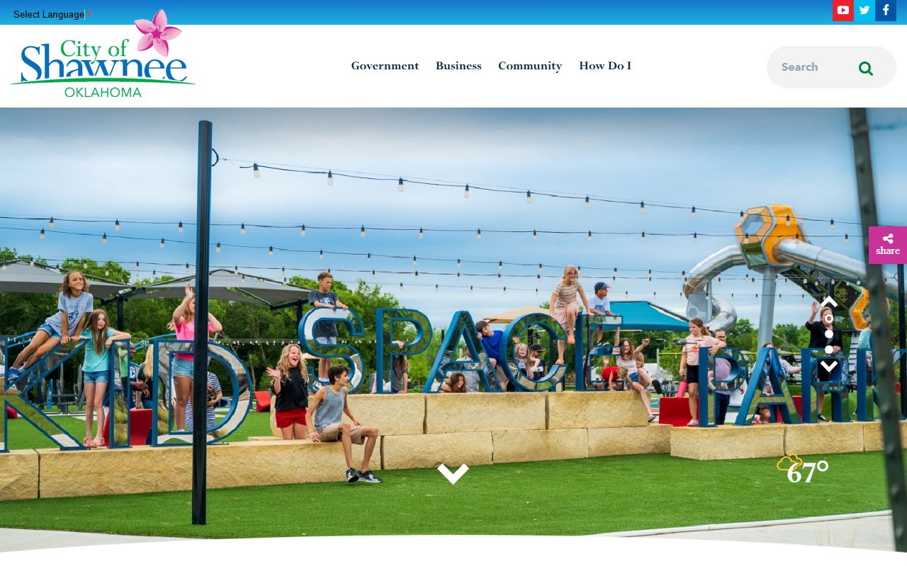 Shawnee Oklahoma city official website public records